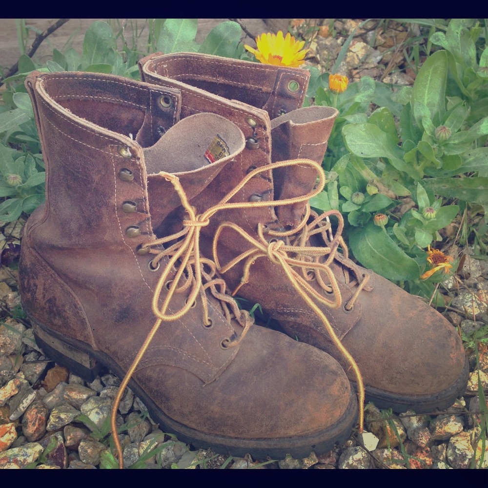 Rare Santa Rosa Brand lineman boot